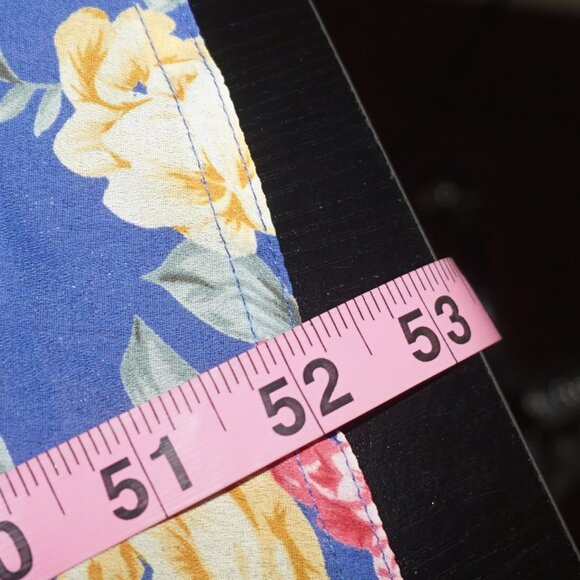 Vintage 80s Floral Midi Dress - Picture 12 of 12